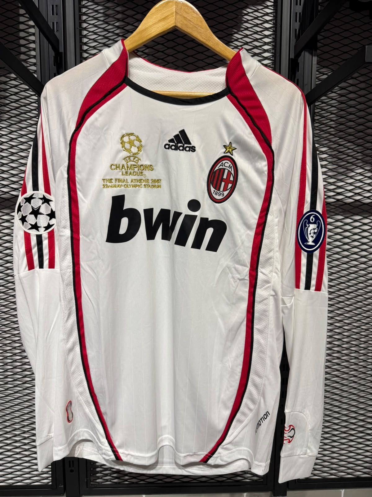 AC Milan Kaká 2007/08 Long Sleeve Retro Jersey