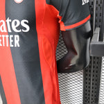 AC Milan Home PV Jersey 2026/27 – Red & Black Vertical Stripes