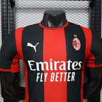 AC Milan Home PV Jersey 2026/27 – Red & Black Vertical Stripes