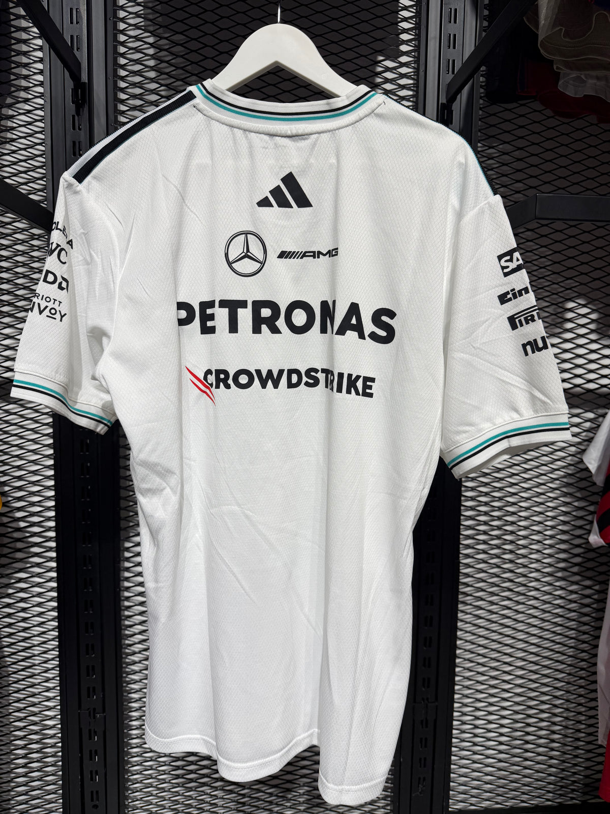Mercedes White shirt