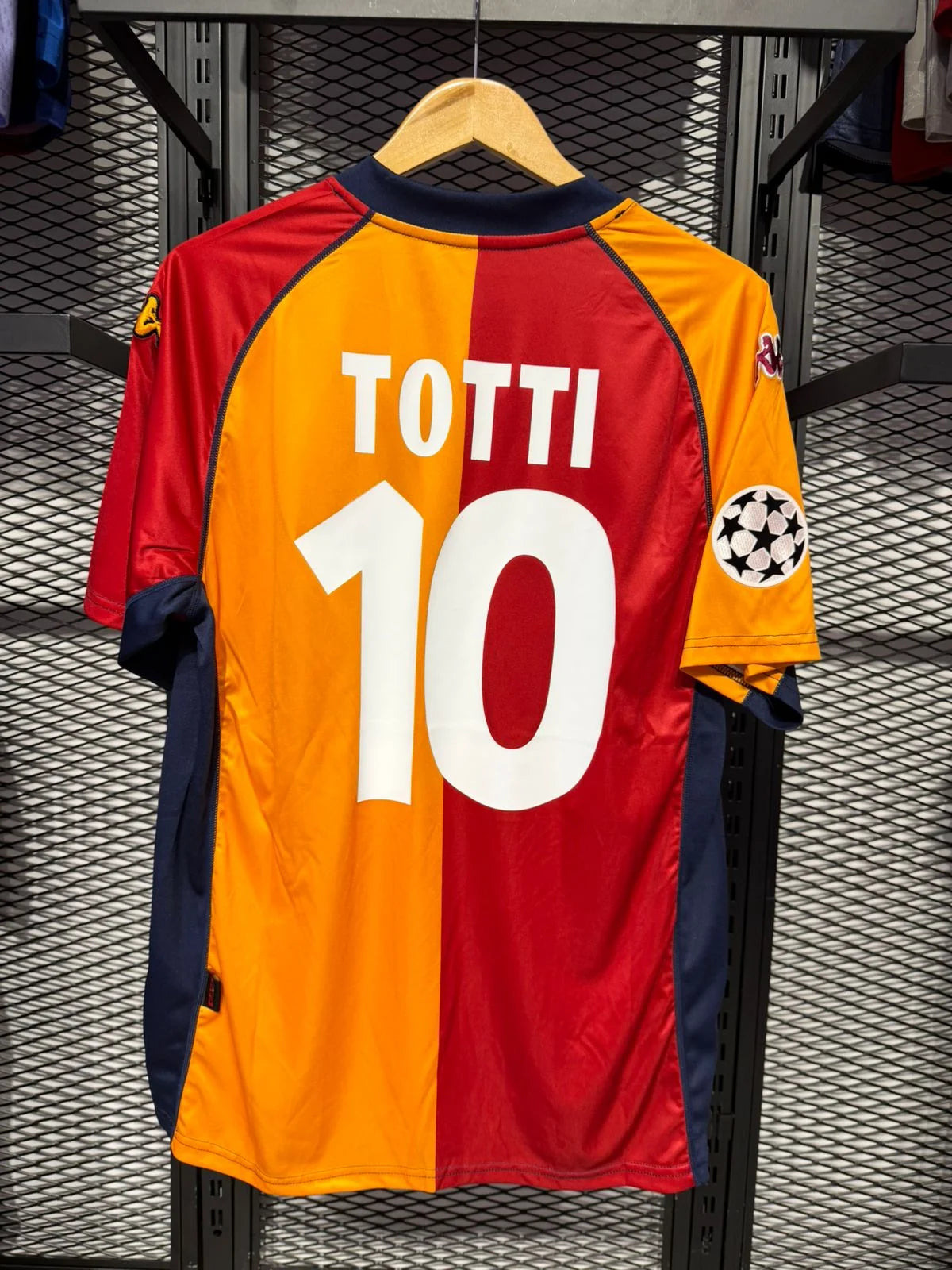 FRANCESCO TOTTI AS ROMA 2001-02 HOME SHIRT